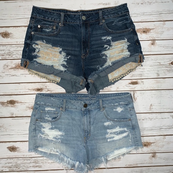 High Waist American Eagle Shorts - Picture 1 of 6